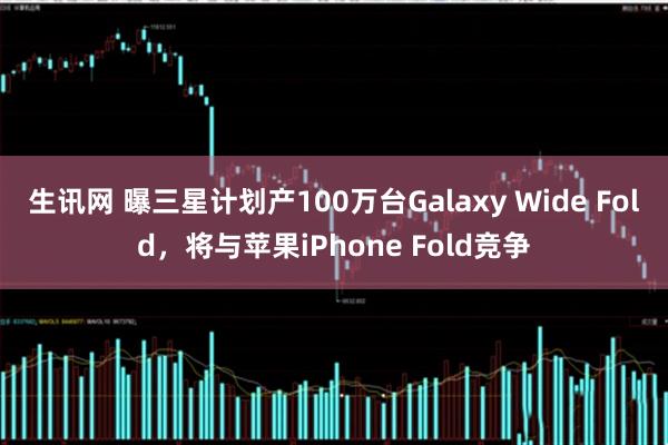 生讯网 曝三星计划产100万台Galaxy Wide Fold，将与苹果iPhone Fold竞争